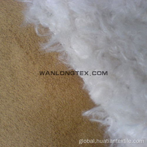  faux suede fabric bonded berber fleece for garment Supplier